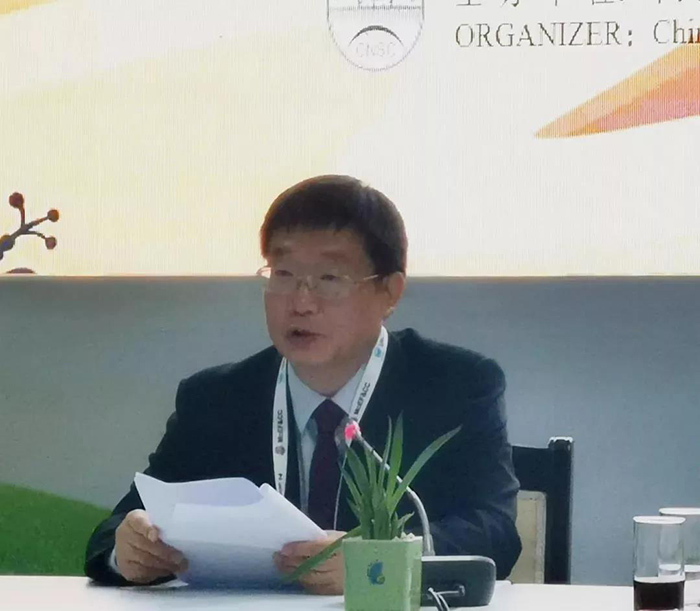 图片：国家林业和草原局荒漠化防治司司长孙国吉